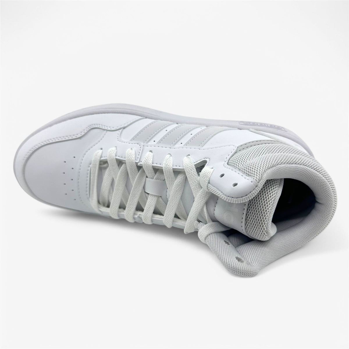 Adidas Hoops 3.0 Mid Cloud White Dash Grey Womens Athletic Sneaker (GW5457)