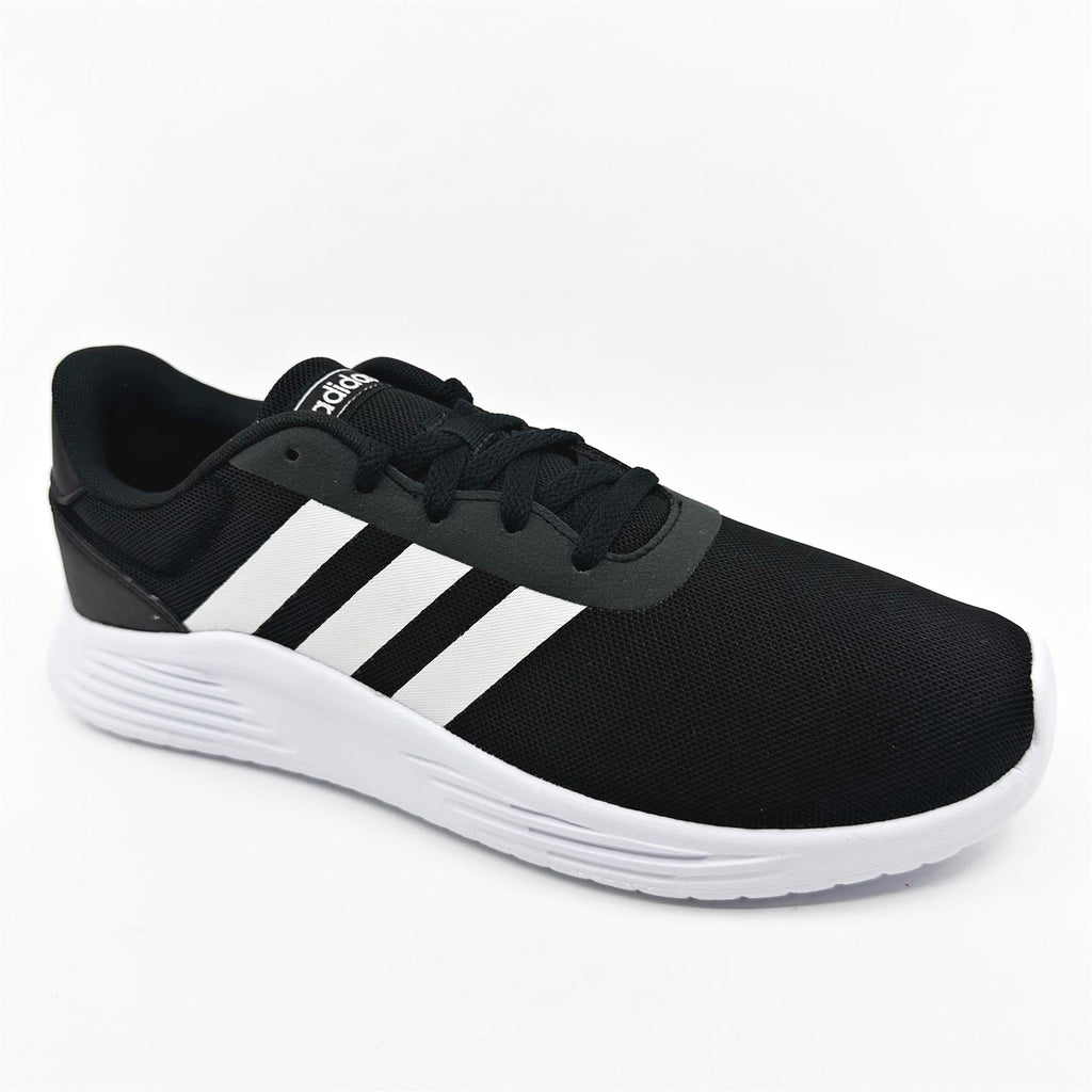 Adidas Lite Racer 2.0 Core Black Core White Mens Athletic Sneakers (EG3283)
