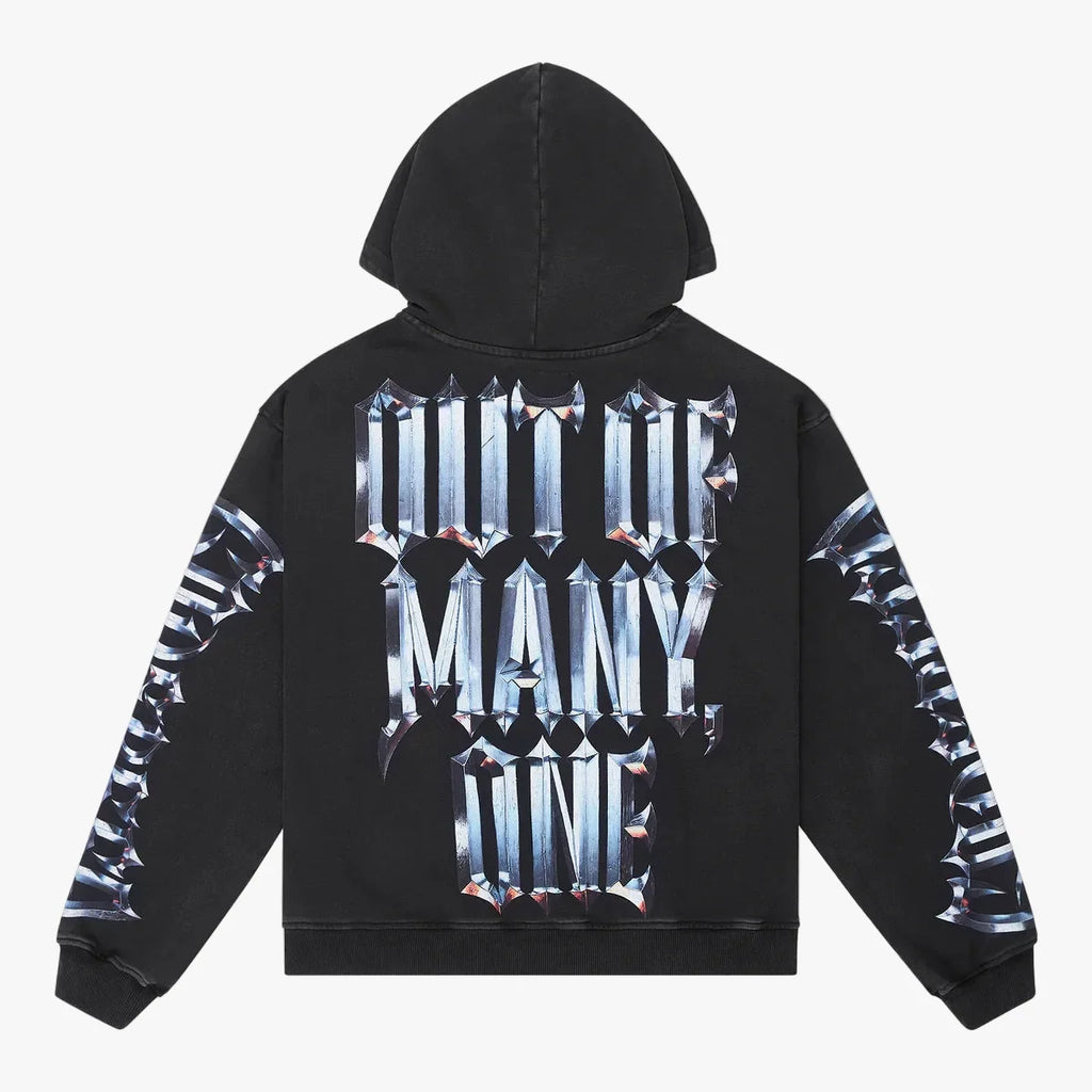 Godspeed Motto Chrome Hoodie Black