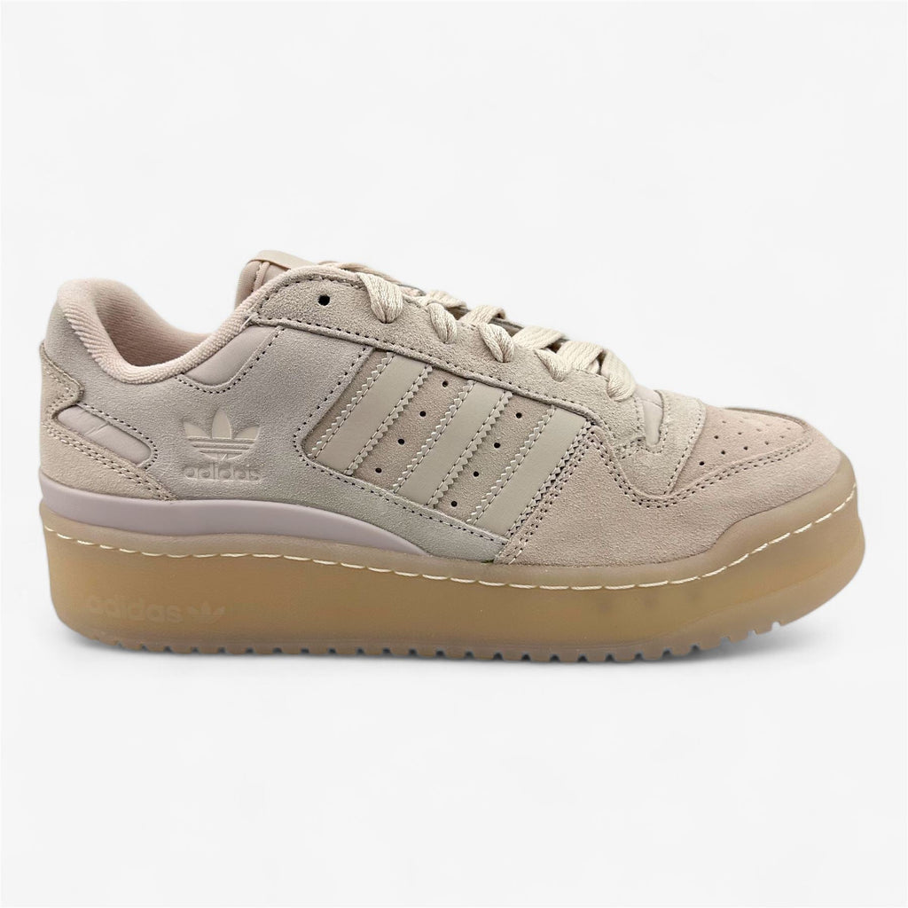 Adidas Forum Bold Stripes Putty Mauve Cream White Womens Athletic Sneaker (IF7222)