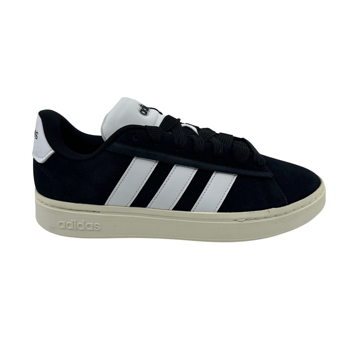 Adidas Grand Court Alpha 00s Black White Mens Athletic Sneaker (JH7235)