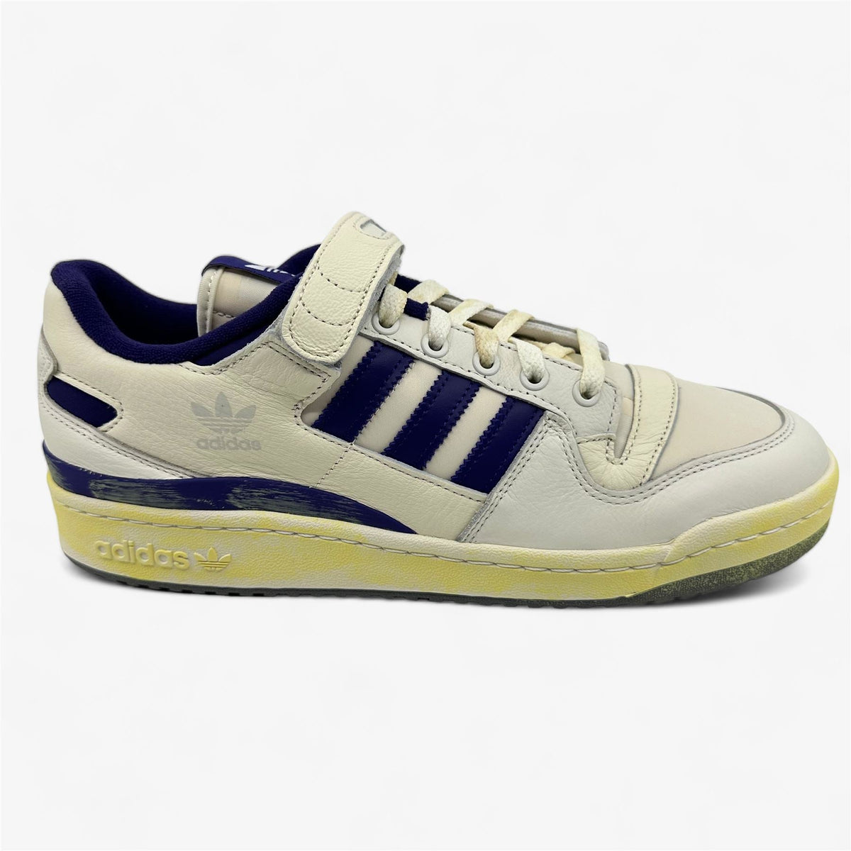 Adidas Forum 84 Low AEC Vintage White Purple Mens Size 10.5 Athletic Sneaker (HP9542)