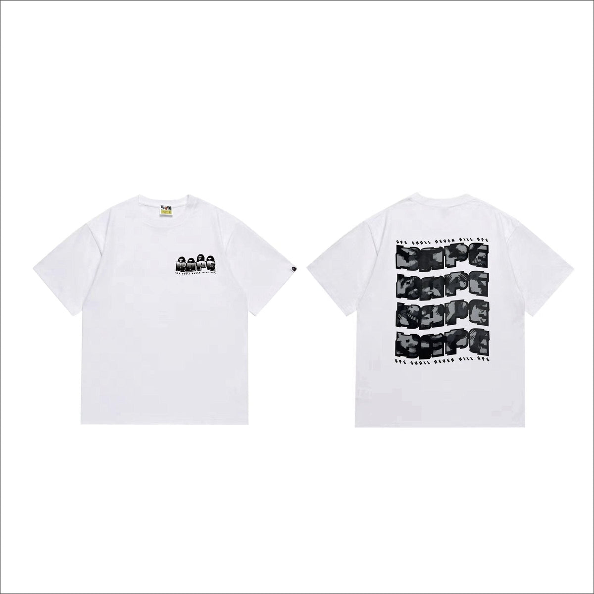 BAPE Front & Back Graphic T-Shirt