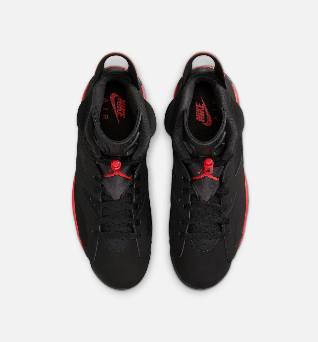 Air Jordan 6 Retro Infrared Salesman Men's Shoe - Black/Light Crimson