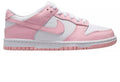 Big Kid's Nike Dunk Low White/Med Soft Pink-White (FB9109 125)