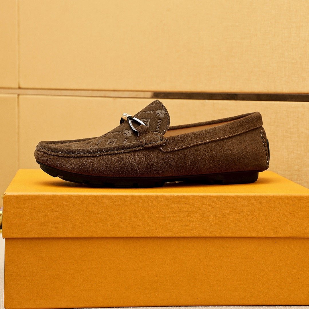 Louis Vuitton Embossed Hardware Loafers
