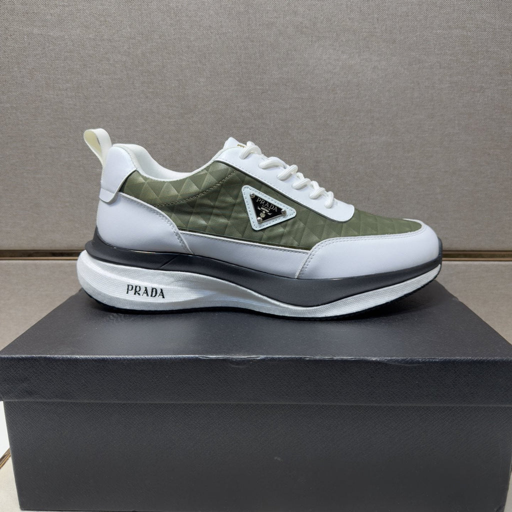 Prada Quilted Panel Sneakers